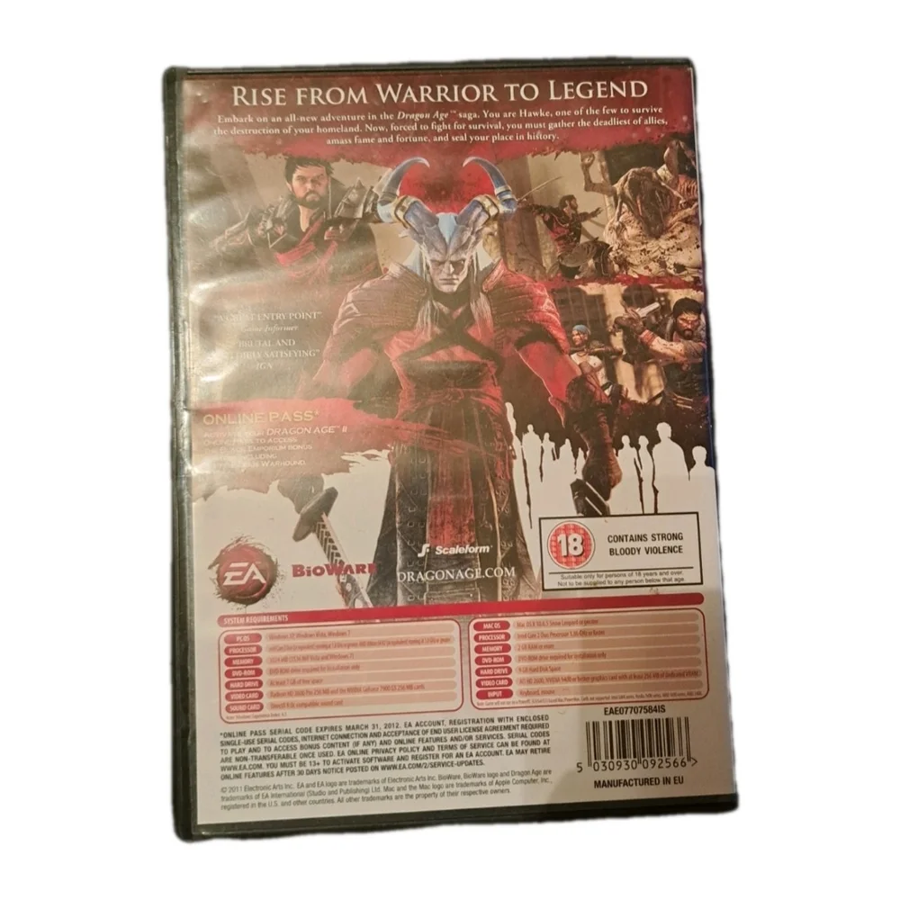 Dragon Age Origins Awakening Expansion Pack PC Dragon Age II PC Bundle